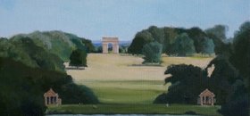 Stowe Landscape Gardens - view from the South Front
